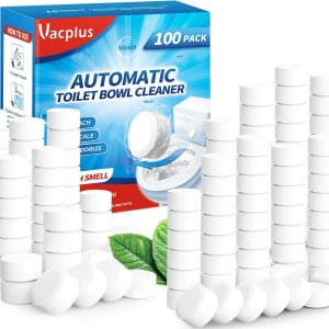 Vacplus Toilet Bowl Cleaner Tablet 100-Pack for $21 via Sub & Save