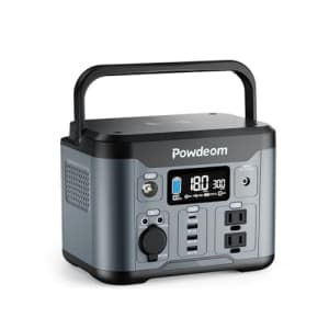 Powdeom 300W Portable Power Station for $114 w/ Prime