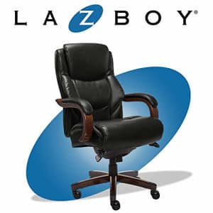 La-Z-Boy Delano Big & Tall Executive Office Chair | High Back Ergonomic Lumbar Support, Bonded for $463