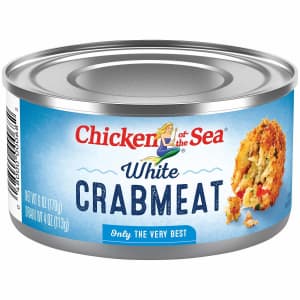 Chicken of the Sea White Crab Meat 6-oz. Can 12-Pack for $35