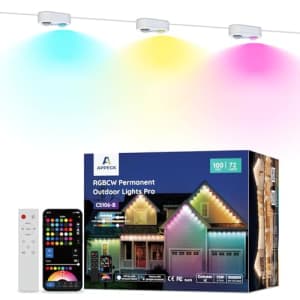 100-Foot Permanent Outdoor Lights Pro for $210 100-Foot Permanent Outdoor Lights Pro for $210