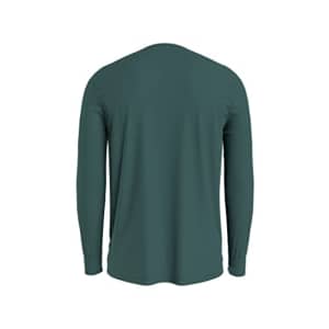 Tommy Hilfiger Men's Long Sleeve T Shirt with Pocket, Erie Canal, SM for $20