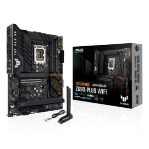 ASUS TUF Gaming Z690-Plus WiFi LGA 1700(Intel12th Gen) ATX Gaming Motherboard(PCIe 5.0,DDR5,4xNVMe for $171 ASUS TUF Gaming Z690-Plus WiFi LGA 1700(Intel12th Gen) ATX Gaming Motherboard(PCIe 5.0,DDR5,4xNVMe for $171