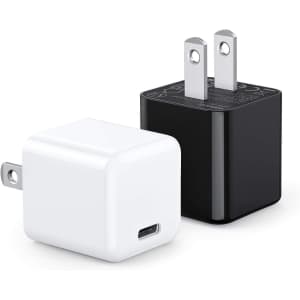 20W Fast Chargers 2-Pack for $4
