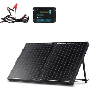 Renogy 100-Watt 12-Volt Monocrystalline Off Grid Suitcase Kit for $170