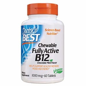 Doctor's Best Chewable Fully Active B12 Chocolate Mint Flavor, Memory, Mood, Circulation & for $12