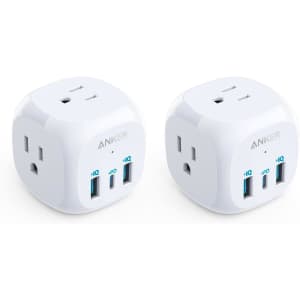 Anker USB C Outlet Extender 2-Pack for $20