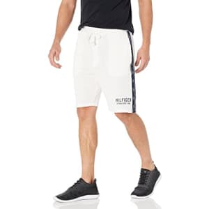 Tommy Hilfiger Men's French Terry Sleep Jam Shorts, White, X-Large for $18