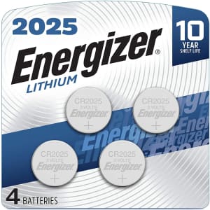 Energizer Lithium Coin Cell Battery 4-Pack for $6 Energizer Lithium Coin Cell Battery 4-Pack for $6