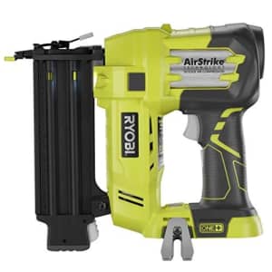 Ryobi ZRP320 ONE Plus 18V Cordless Lithium-Ion 2 in. Brad Nailer Battery and Charger Sold for $175