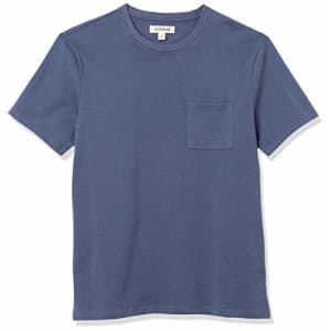 Amazon Brand - Goodthreads Men's Heavyweight Oversized Short-Sleeve Crewneck T-Shirt, Denim Blue, for $9 Amazon Brand - Goodthreads Men's Heavyweight Oversized Short-Sleeve Crewneck T-Shirt, Denim Blue, for $9