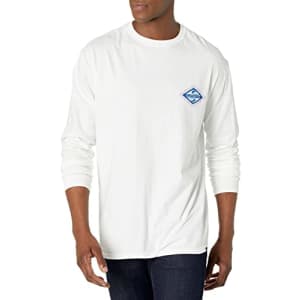 Quiksilver Men's Wide World Ls Long Sleeve Tee Shirt, White, Small for $25 Quiksilver Men's Wide World Ls Long Sleeve Tee Shirt, White, Small for $25