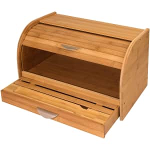 Honey Can Do Bamboo Bread Box for $26