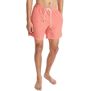 Tommy Hilfiger mens 7" Swim Trunks, Glacier Pink, Large US for $56