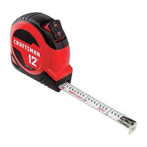 CRAFTSMAN Tape Measure, Self-Lock, 12-Foot (CMHT37212S) for $9