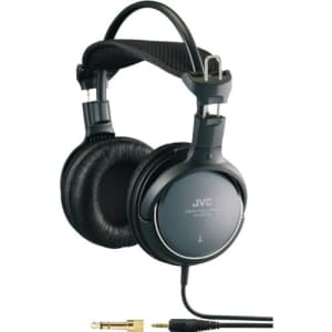 JVC HARX700 Precision Sound Full Size Headphones - Black for $39