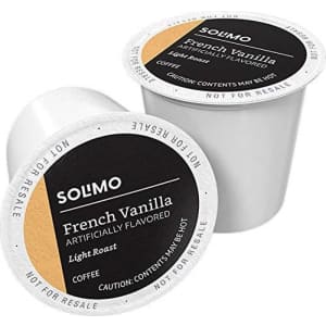 Solimo Light Roast Coffee Pods 100ct for $23 via Sub & Save