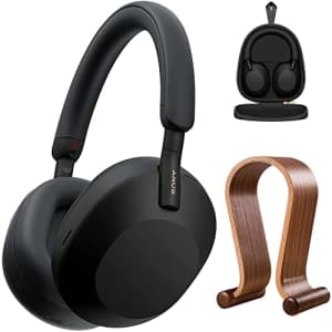 Sony WH-1000XM5 Wireless Industry Leading Noise Canceling Headphones, Black Bundle with Deco Gear for $298 Sony WH-1000XM5 Wireless Industry Leading Noise Canceling Headphones, Black Bundle with Deco Gear for $298