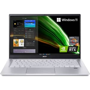 Acer Swift X 4th-Gen Ryzen 5 14" Creator Laptop w/ RTX 3050 Ti 4GB GPU for $649