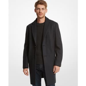 Michael Kors Men's Kensington Woven Coat for $112