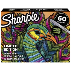 Sharpie Limited Edition 60-Count Permanent Marker Set for $23