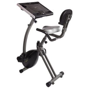 Stamina Wirk Ride Exercise Bike Workstation and Standing Desk for $253