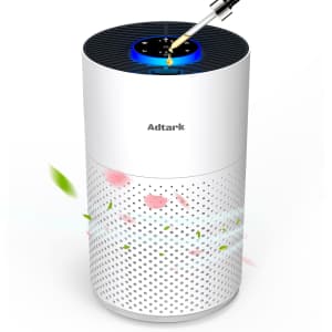 Adtark Air Purifier with H14 HEPA Filter for $42
