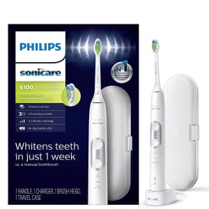 Sonicare ProtectiveClean 6100 Rechargeable Electric Toothbrush for $80 Sonicare ProtectiveClean 6100 Rechargeable Electric Toothbrush for $80