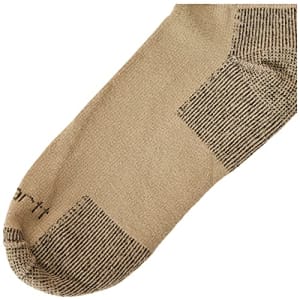 Carhartt mens Standard All-season Cotton Crew Work 3 Pair Pack Hiking Socks, Khaki, X-Large US for $19 Carhartt mens Standard All-season Cotton Crew Work 3 Pair Pack Hiking Socks, Khaki, X-Large US for $19
