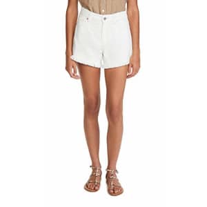 PAIGE Women's Noella Cut Off Shorts, Sandlot Destructed, White, 29 for $87