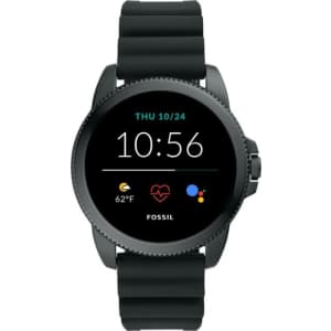 Fossil Men's Gen 5E 44mm Stainless Steel Touchscreen Smartwatch for $200
