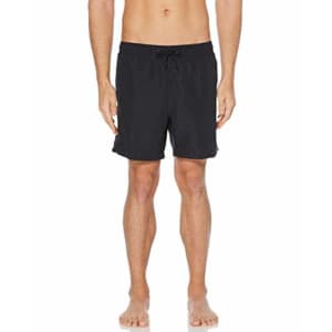 Perry Ellis Men's Printed Water Resistant Perry Logo Swim Shorts, Navy-4ESH1927, Extra Large for $20