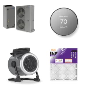 Heating & Cooling at Home Depot. Save on heaters, AC units, thermostats, and air filters.