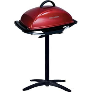 George Foreman 12-Serving Indoor/Outdoor Electric Grill for $93 George Foreman 12-Serving Indoor/Outdoor Electric Grill for $93