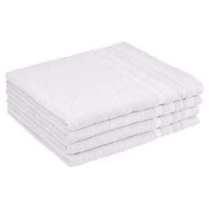 AmazonBasics Cosmetic Friendly Bath Towel 4-Pack, Scenic Snow for $26 AmazonBasics Cosmetic Friendly Bath Towel 4-Pack, Scenic Snow for $26