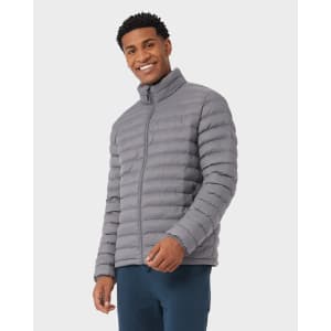 32 Degrees Men's Recycled Poly-Fill Packable Jacket for $22
