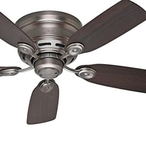 Hunter Fan Hunter 51060 Low Profile IV 42-Inch Ceiling Fan, Antique Pewter (Renewed) for $72