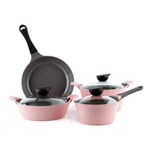 Neoflam Eela 7pc Ceramic Coated Nonstick Cookware Pots&Pan Set with Saucepan, Frying Pan, Casserole for $170