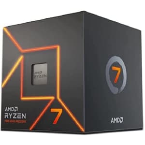 AMD Ryzen 7 7700 8-Core, 16-Thread Unlocked Desktop Processor for $280