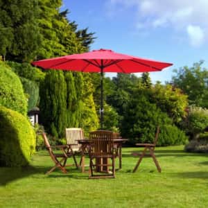 9ft Outdoor Market Umbrella for $41 9ft Outdoor Market Umbrella for $41