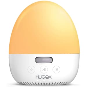 Hugoai White Noise Machine with Night Light for $18 Hugoai White Noise Machine with Night Light for $18