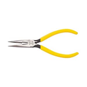 Klein Tools D203-6C Standard Long Nose Cutting Pliers with Spring, 6-Inch for $22 Klein Tools D203-6C Standard Long Nose Cutting Pliers with Spring, 6-Inch for $22