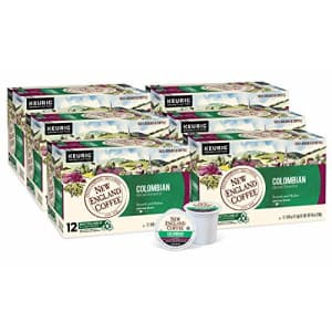 New England Coffee Colombian Decaffeinated Medium Roast K-Cup Pods 12 ct. Box (Pack of 6) for $47 New England Coffee Colombian Decaffeinated Medium Roast K-Cup Pods 12 ct. Box (Pack of 6) for $47