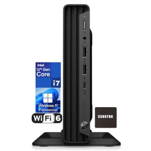 HP ProDesk 400 G9 Mini Business Desktop Computer, 12th Intel 12-Cores i7-12700T up to 4.7GHz, 16GB for $679
