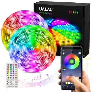 Ualau 32.8-Foot LED Strip Lights for $10 Ualau 32.8-Foot LED Strip Lights for $10
