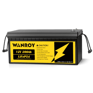 Wanroy 12V 200Ah LiFePO4 Battery for $560