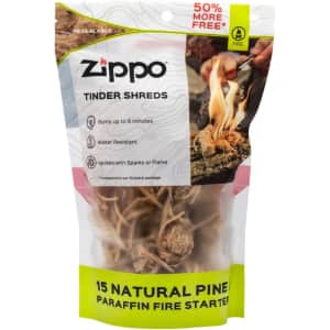 Zippo Tinder Shreds for $6