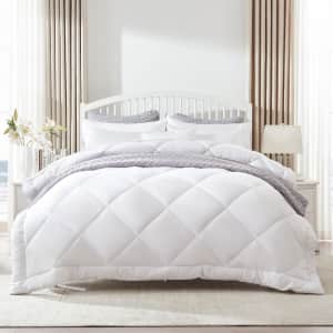 Sleep Zone Reversible Queen Cooling Comforter for $13