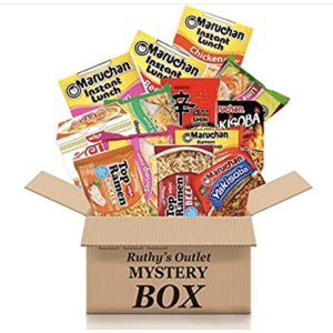 Mystery Asian Instant Ramen Noodle Variety Snack Bundle for $19
