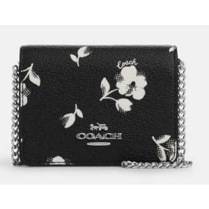 Coach Mini Wallet On A Chain With Floral Print for $42 in cart